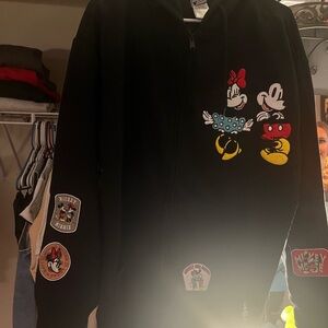 Disney  Black Mickey & Minnie Jacket